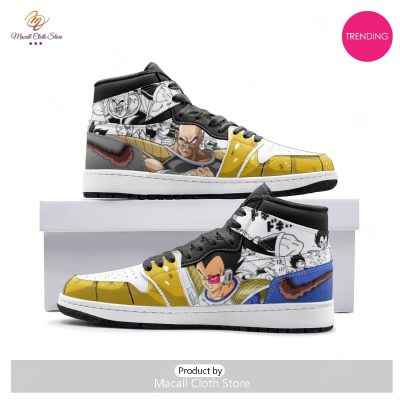 [TRENDING EDITION] Vegeta and Nappa Dragon Ball Air Jordan High Top Sneaker - soulcals