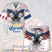 U1ye1yly Th110622 18xxxcorona Extra Beer Eagle Independence Day Hawaiian Shirt And Shorts3.jpg - demo10