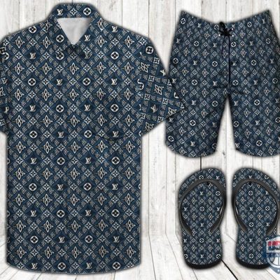 Louis Vuitton Combo Hawaiian Shirt And Short 30 - Hot Sale 2025