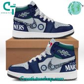 MLB Seattle Mariners Personalized Air Jordan 1 Sneaker - soulcals.com