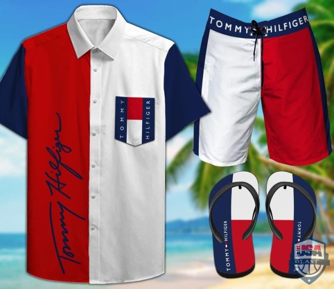 Tommy Hilfiger Hawaiian Shirt Beach Short - Hot Sale 2025