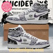 Suicideboys Art Grey Nike Air Jordan 1 High Top Sneakers -Soulcals.com