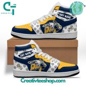 NHL Nashville Predators Special Team Mascot Design Air Jordan 1 Sneaker - soulcals.com