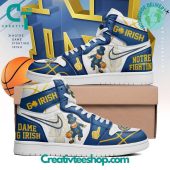Notre Dame Fighting Irish Basketball Go Irish Air Jordan 1 Sneaker - demo10