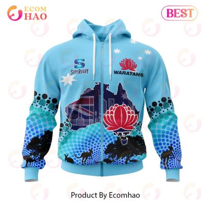 WARATAHS SUPER RUGBY Specialized Concepts For Australia's Day Kits 3D Hoodie -soulcals