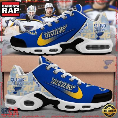 NHL Welcome To New Seasion St Louis Blues Custom Name Air Max Plus Shoes Running Sneakers - soulcals