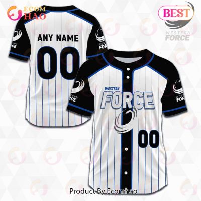 Western Force Super Rugby Baseball Jerseys 2023 -soulcals