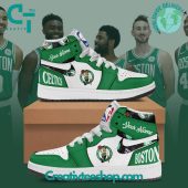 NBA Boston Celtics Air Jordan 1 Sneakers - soulcals.com