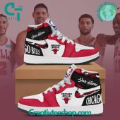 NBA Chicago Bulls Air Jordan 1 Sneakers - soulcals.com