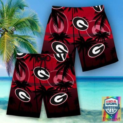 Georgia Bulldogs Ncaa Hawaiian Shirt Beach Short - Hot Sale 2025