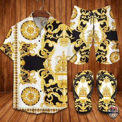 Versace Hawaiian Shirt Beach Short 02 - Hot Sale 2025