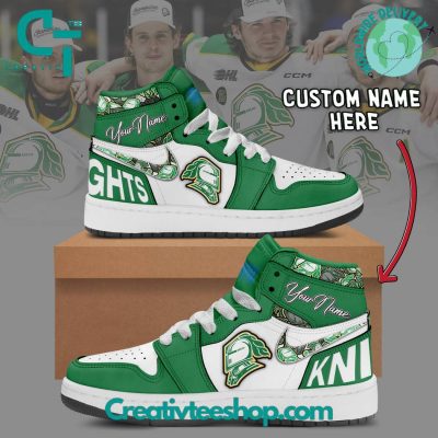 OHL London Knights Air Jordan 1 Sneakers - soulcals.com