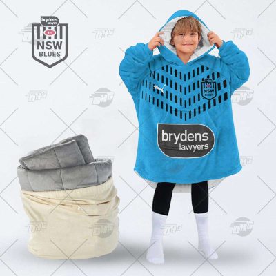 Personalise State of Origin series New South Wales Blues NSWRL 2022 Training Jersey oodie blanket hoodie snuggie hoodies
