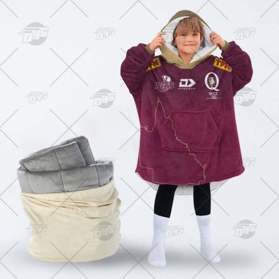 Personalised Super Rugby QUEENSLAND REDS oodie blanket hoodie snuggie hoodies