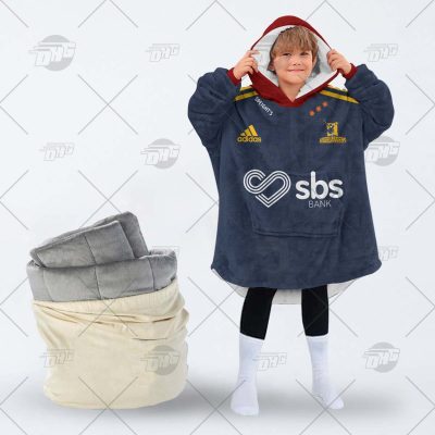 Personalised Super Rugby OTAGO HIGHLANDERS oodie blanket hoodie snuggie hoodies