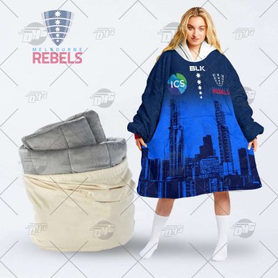 Personalised Super Rugby MELBOURNE REBELS oodie blanket hoodie snuggie hoodies