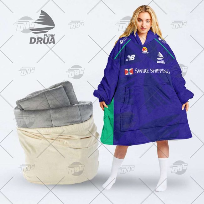 Personalised Super Rugby Fijian Drua oodie blanket hoodie snuggie hoodies