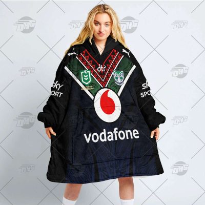 Personalised Indigenous Jersey NRL New Zealand Warriors oodie blanket hoodie snuggie hoodies