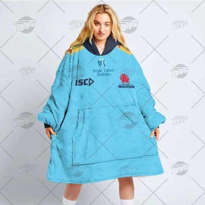 Personalised Super Rugby NSW WARATAHS oodie blanket hoodie snuggie hoodies