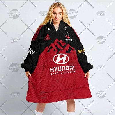 Personalised Super Rugby CANTERBURY CRUSADERS oodie blanket hoodie snuggie hoodies