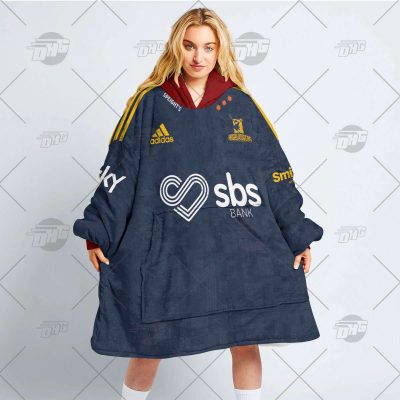 Personalised Super Rugby OTAGO HIGHLANDERS oodie blanket hoodie snuggie hoodies