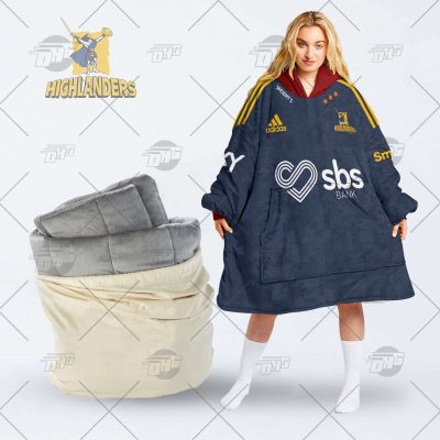 Personalised Super Rugby OTAGO HIGHLANDERS oodie blanket hoodie snuggie hoodies