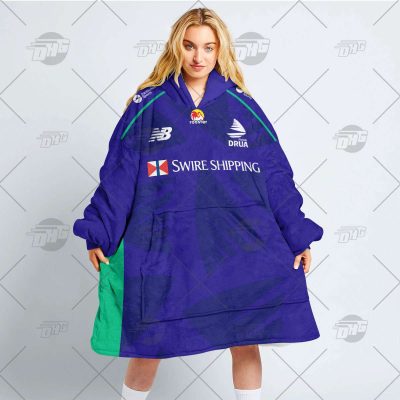 Personalised Super Rugby Fijian Drua oodie blanket hoodie snuggie hoodies