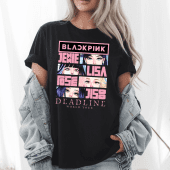 Kpop Girl Group Members Shirt, Girl Group T-Shirt, Gift For Fans, 2025 World Tour Shirt, Music Lover, Kpop Merch Shirt