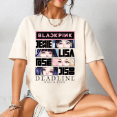 Kpop Girl Group Members Shirt, Girl Group T-Shirt, Gift For Fans, 2025 World Tour Shirt, Music Lover, Kpop Merch Shirt