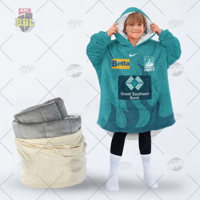 Personalised BBL Jersey Brisbane Heat oodie blanket hoodie snuggie hoodies