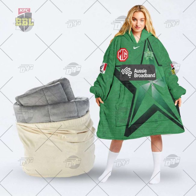 Personalised BBL Jersey Melbourne Stars oodie blanket hoodie snuggie hoodies