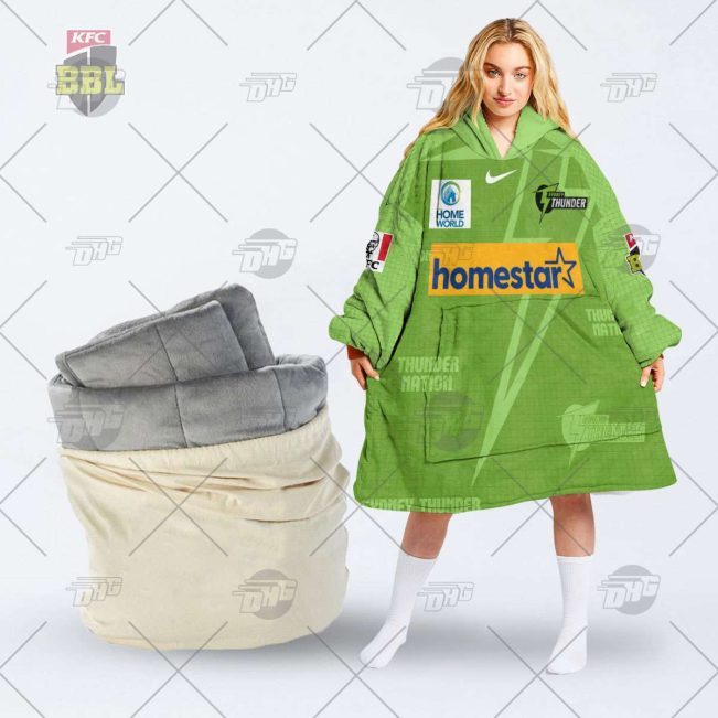 Personalised BBL Jersey Sydney Thunder oodie blanket hoodie snuggie hoodies