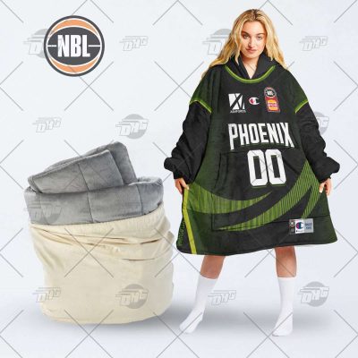 Personalised NBL Jersey S.E. Melbourne Phoenix oodie blanket hoodie snuggie hoodies