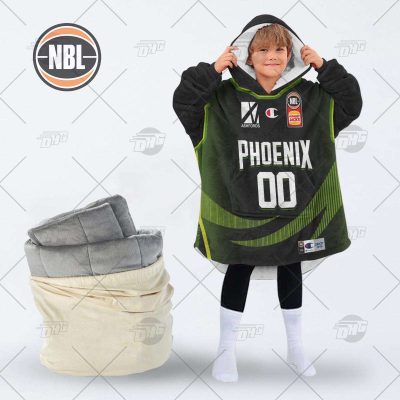 Personalised NBL Jersey S.E. Melbourne Phoenix oodie blanket hoodie snuggie hoodies