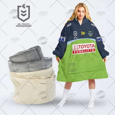 Personalized NRL Canberra Raiders oodie blanket hoodie snuggie hoodies for all family