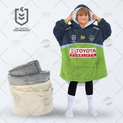 Personalized NRL Canberra Raiders oodie blanket hoodie snuggie hoodies for all family