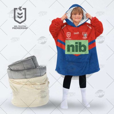 Personalized NRL Newcastle Knights oodie blanket hoodie snuggie hoodies for all family