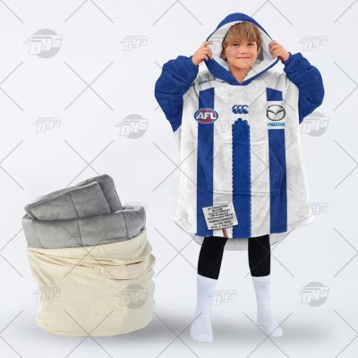 Personalised AFL The Simpsons Jersey North Melbourne oodie blanket hoodie snuggie hoodies