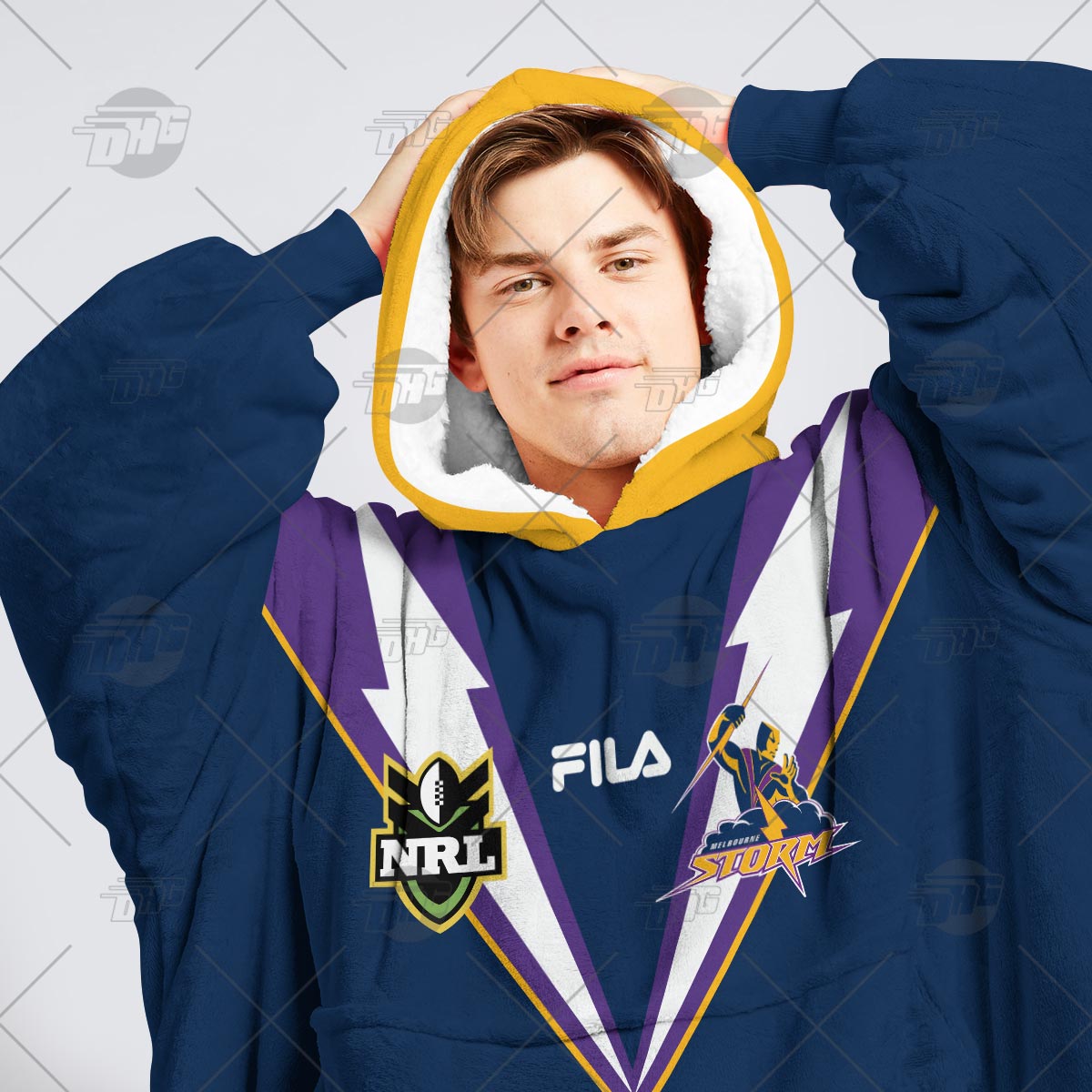 Personalised Vintage NRL Melbourne Storm retro jersey oodie blanket hoodie snuggie hoodies Personalised Vintage NRL Melbourne Storm retro jersey oodie blanket hoodie snuggie hoodies