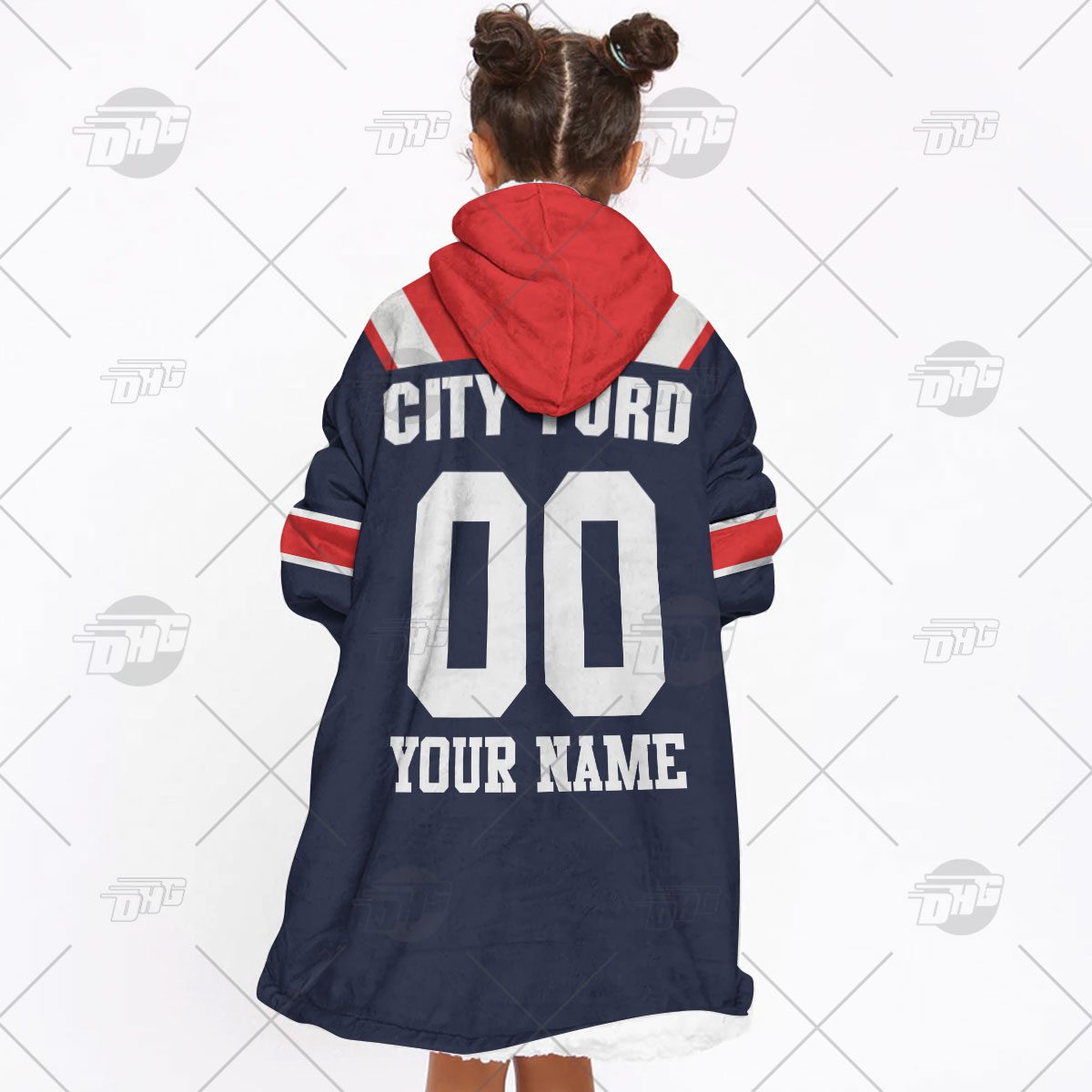 Personalised Vintage NRL Sydney Roosters retro jersey oodie blanket hoodie snuggie hoodies Personalised Vintage NRL Sydney Roosters retro jersey oodie blanket hoodie snuggie hoodies