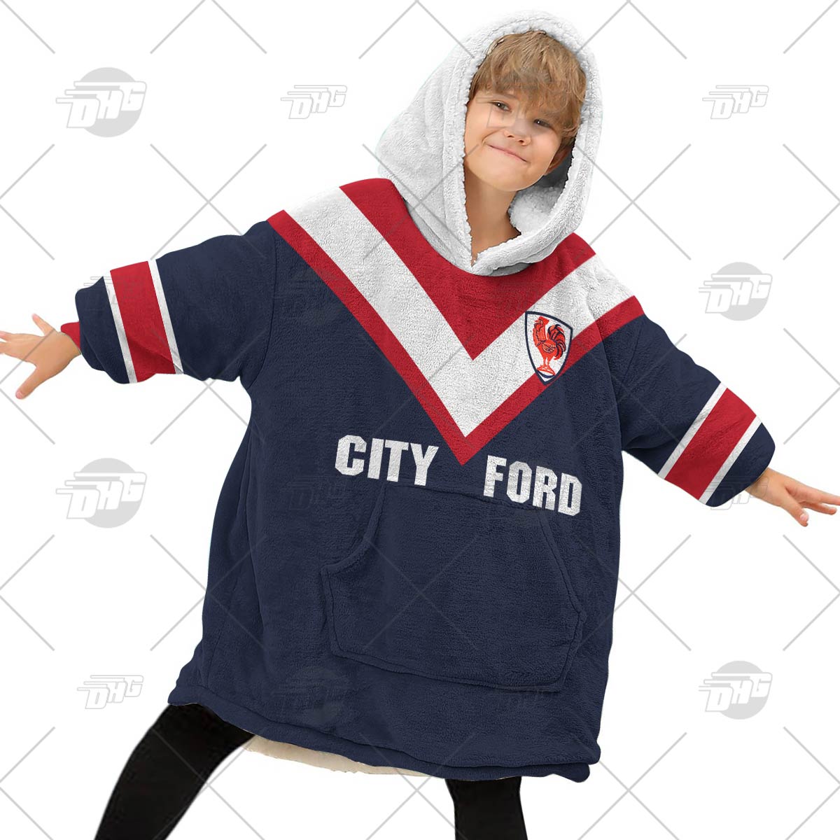 Personalised Vintage NRL Sydney Roosters retro jersey oodie blanket hoodie snuggie hoodies Personalised Vintage NRL Sydney Roosters retro jersey oodie blanket hoodie snuggie hoodies