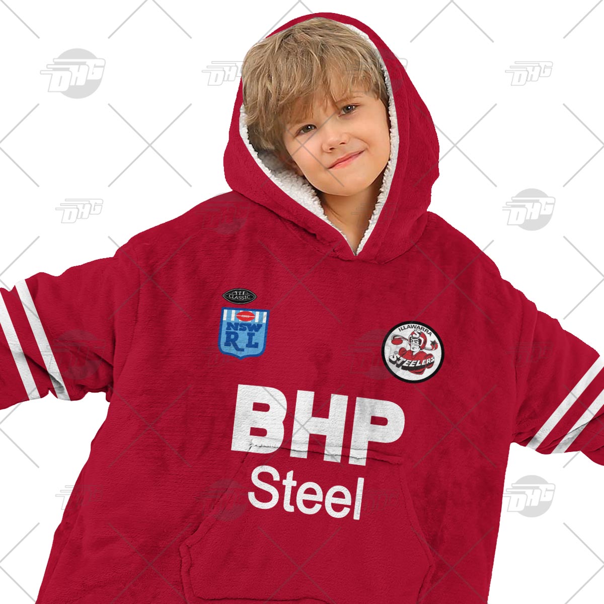 Personalised Vintage NRL St. George Illawarra Dragons retro jersey oodie blanket hoodie snuggie hoodies Personalised Vintage NRL St. George Illawarra Dragons retro jersey oodie blanket hoodie snuggie hoodies