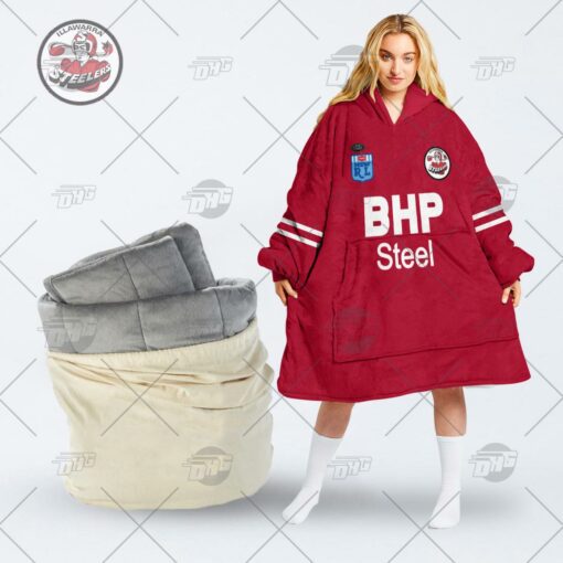 Personalised Vintage NRL St. George Illawarra Dragons retro jersey oodie blanket hoodie snuggie hoodies Personalised Vintage NRL St. George Illawarra Dragons retro jersey oodie blanket hoodie snuggie hoodies