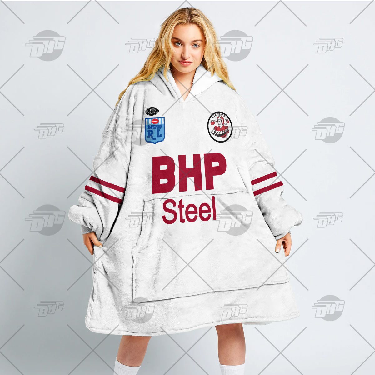 Personalised Vintage NRL St. George Illawarra Dragons retro jersey oodie blanket hoodie snuggie hoodies Personalised Vintage NRL St. George Illawarra Dragons retro jersey oodie blanket hoodie snuggie hoodies