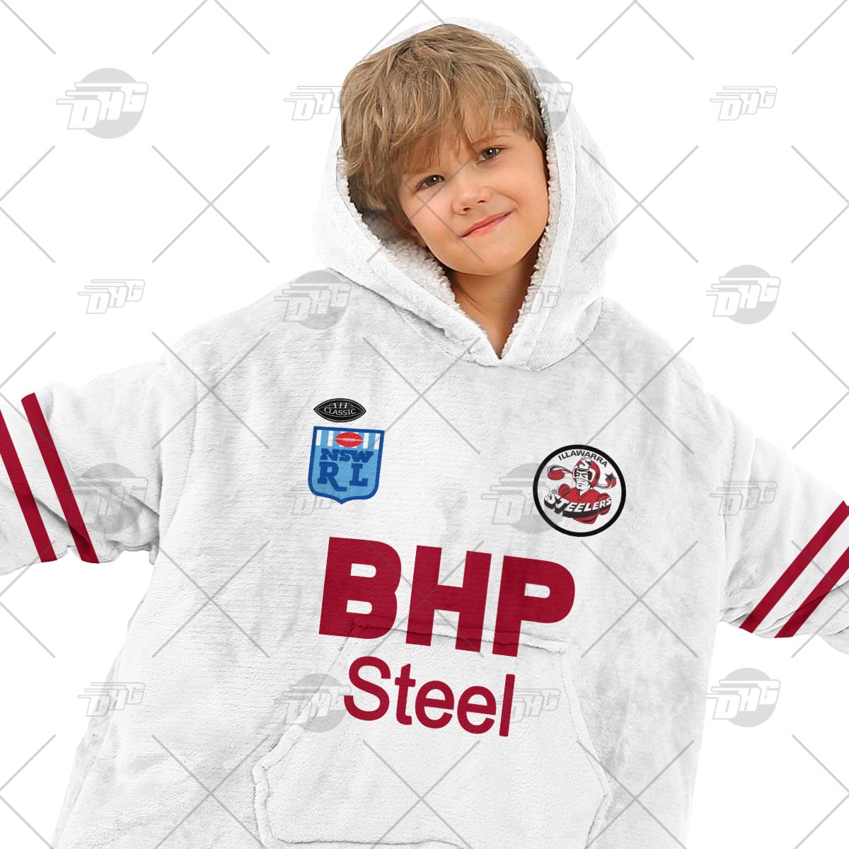 Personalised Vintage NRL St. George Illawarra Dragons retro jersey oodie blanket hoodie snuggie hoodies Personalised Vintage NRL St. George Illawarra Dragons retro jersey oodie blanket hoodie snuggie hoodies