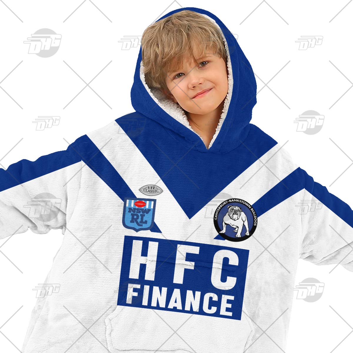 Personalised Vintage NRL Canterbury Bulldogs retro jersey oodie blanket hoodie snuggie hoodies Personalised Vintage NRL Canterbury Bulldogs retro jersey oodie blanket hoodie snuggie hoodies