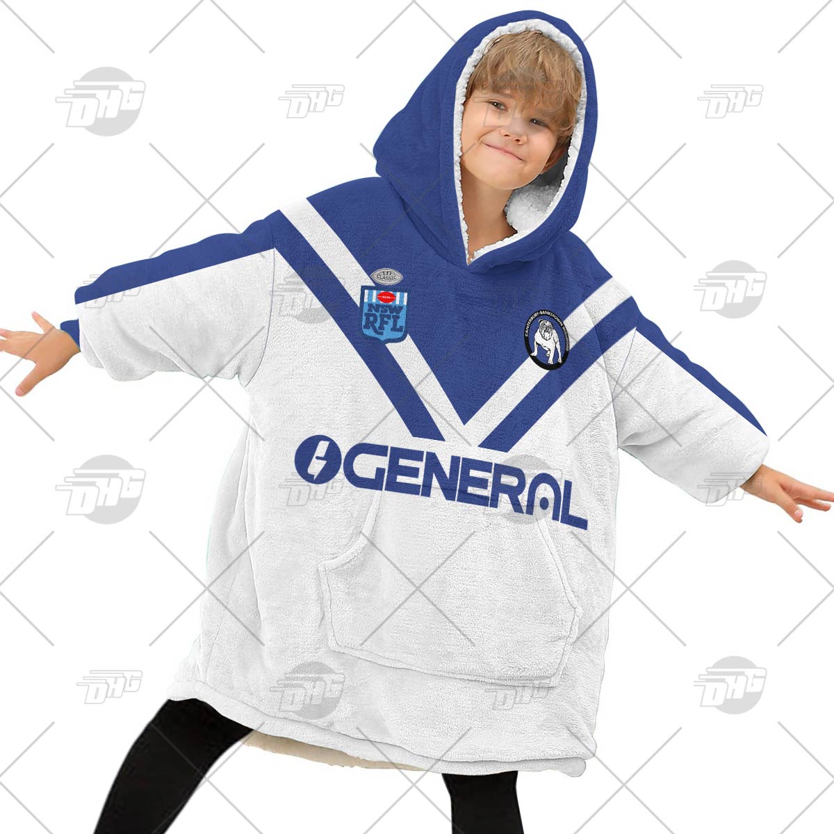 Personalised Vintage NRL Canterbury Bulldogs retro jersey oodie blanket hoodie snuggie hoodies Personalised Vintage NRL Canterbury Bulldogs retro jersey oodie blanket hoodie snuggie hoodies