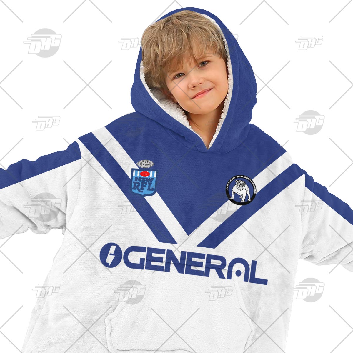 Personalised Vintage NRL Canterbury Bulldogs retro jersey oodie blanket hoodie snuggie hoodies Personalised Vintage NRL Canterbury Bulldogs retro jersey oodie blanket hoodie snuggie hoodies