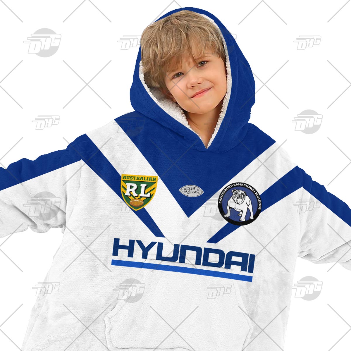Personalised Vintage NRL Canterbury Bulldogs retro jersey oodie blanket hoodie snuggie hoodies Personalised Vintage NRL Canterbury Bulldogs retro jersey oodie blanket hoodie snuggie hoodies