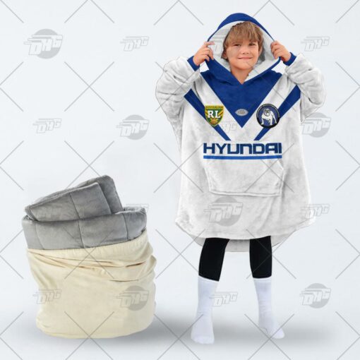 Personalised Vintage NRL Canterbury Bulldogs retro jersey oodie blanket hoodie snuggie hoodies Personalised Vintage NRL Canterbury Bulldogs retro jersey oodie blanket hoodie snuggie hoodies